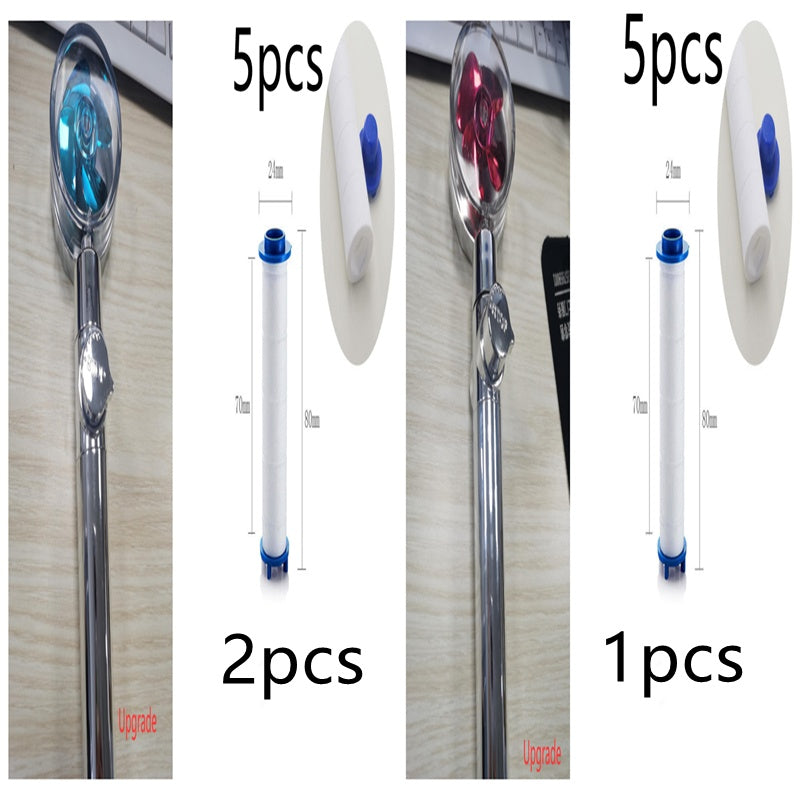 New Turbo Propeller Shower Head Water Saving High Pressure Flow