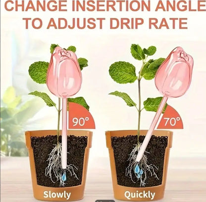 Pink Tulip Plant Watering Balls Suitable For Indoor And Outdoor Plants Garden Gym From House