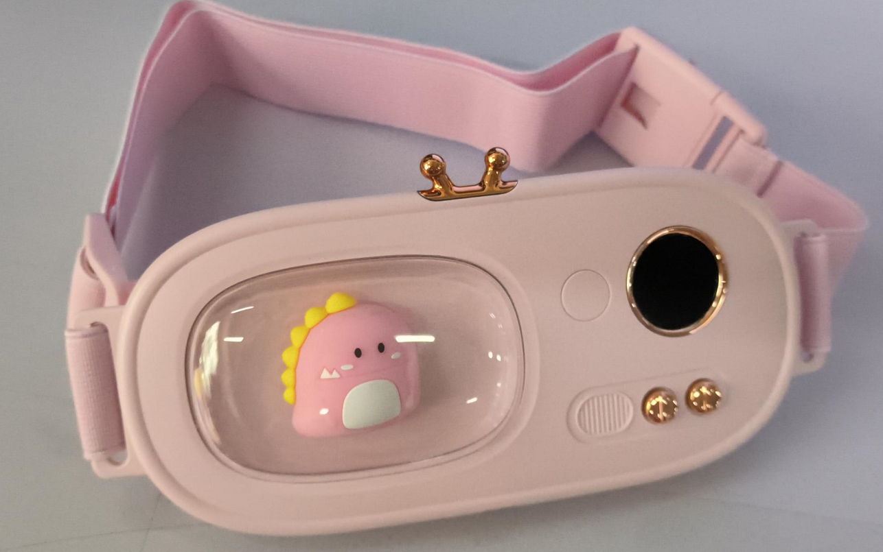 Abdominal Massage Instrument Warm Belt Dysmenorrhea Heating Belt Health dealsniper-net Pink USB