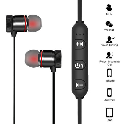 Magnetic Headphones In-Ear Bluetooth Stereo Earphones Headset Wireless Earbuds Random Color Electronics dealsniper-net