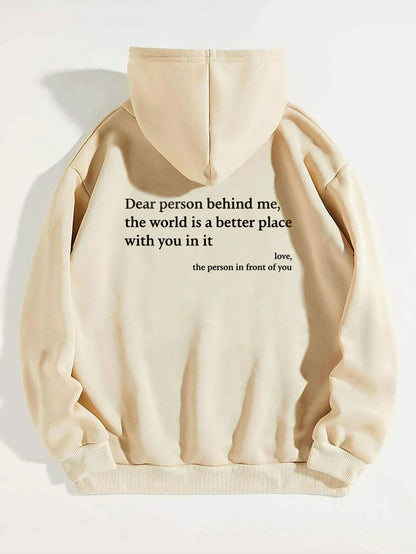 Dear Person Behind Me,the World Is A Better Place,with You In It,love Deals dealsniper-net Apricot 2XL