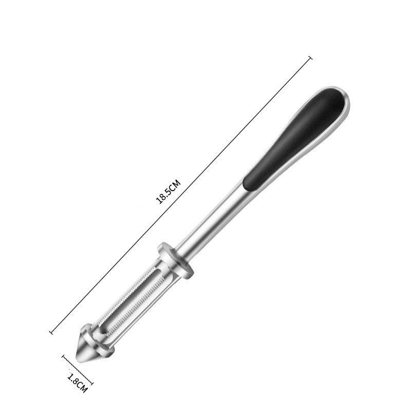 Zinc Alloy Double-sided Peeling Knife Kitchen DealSniper.net Silver 3in1