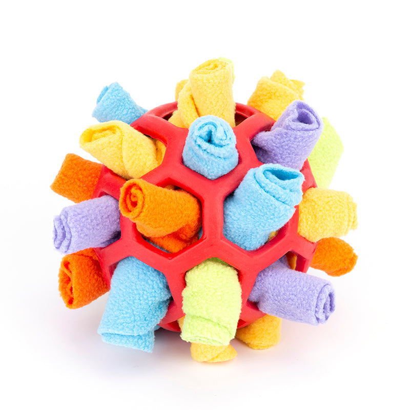 Pet Dog Sniff & Snack Puzzle Ball Snuffle Ball Pad Toys Pets Gym From House