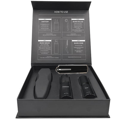 Men's Beard Grooming Kit Beard Roller Cleaning Disinfectant Men dealsniper-net