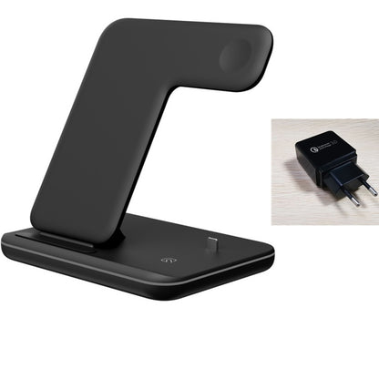 Compatible Mobile Phone Watch Earphone Wireless Charger Gadgets Gym From House Black EU plug Set
