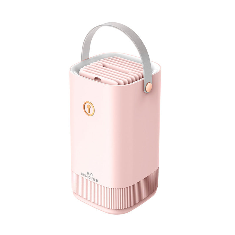 3L Portable Dual Nozzle Humidifier Usb Silent Home dealsniper-net Pink USB