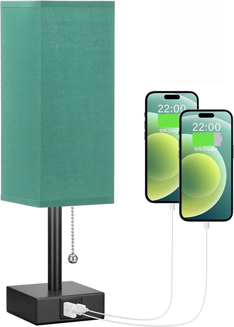 Bedside Table Lamp With 3 Levels Brightness Small Lamp Home Decor dealsniper-net Green AU