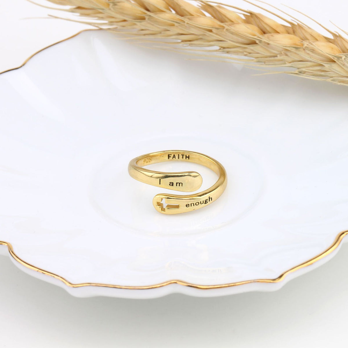 Trendy Hollow Cross Ring Temperament Jewelry Gym From House