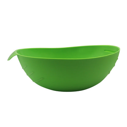 Home Kitchen Silicone Steamer Microwave Steamer Oven Bowl Kitchen DealSniper.net Green