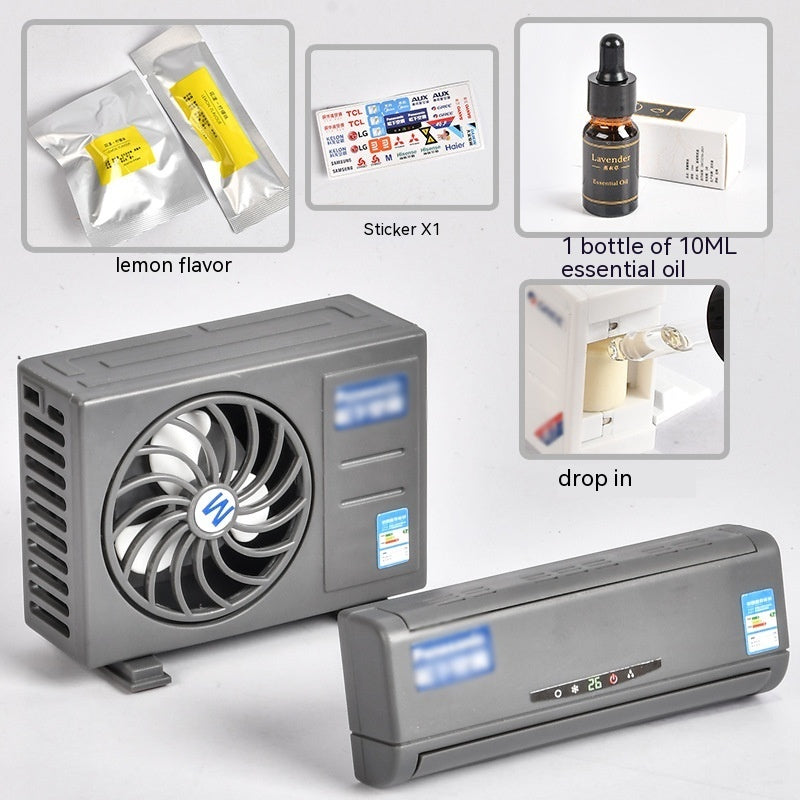 Auto Perfume Air Conditioning Model Ornaments Vehicle DealSniper.net Gray Gray Lemon