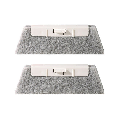 Household Window Trough Plastic Cleaning Tool House DealSniper.net 2pc Replacement Grey