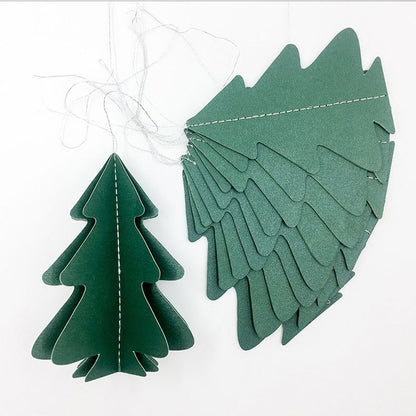 Christmas Decorations 3D Mini Flag Scene Show Window Pendant Holidays DealSniper.net