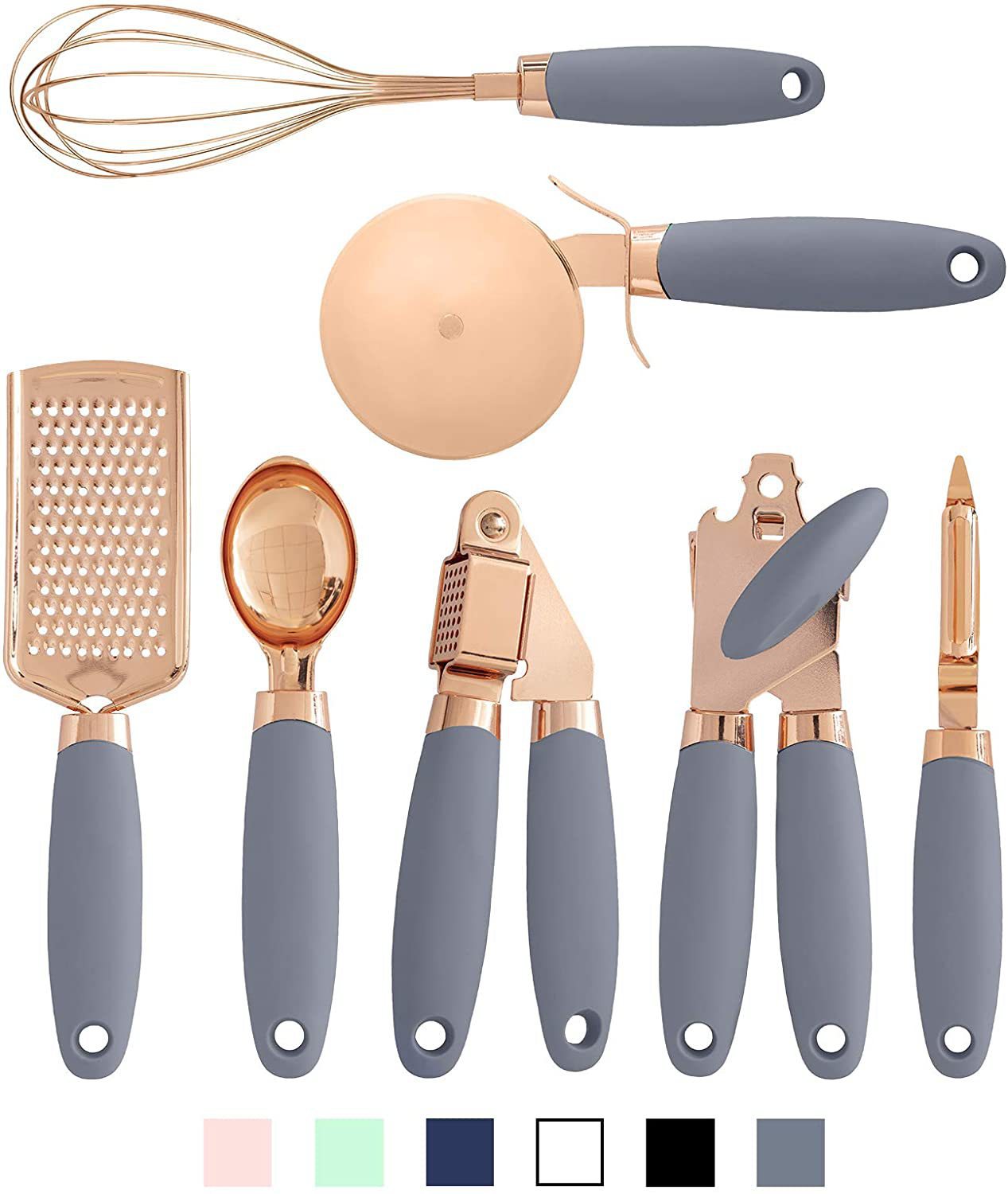 Stainless Steel Kitchen Gadgets 7 Piece Set Kitchen DealSniper.net Grey 7piece set