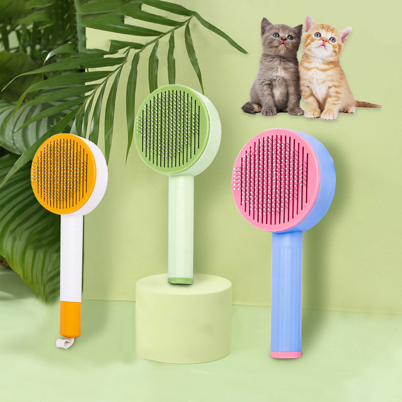 Pet Comb Curved Needle Massage Comb Dog Hair Removal Pets Gym From House