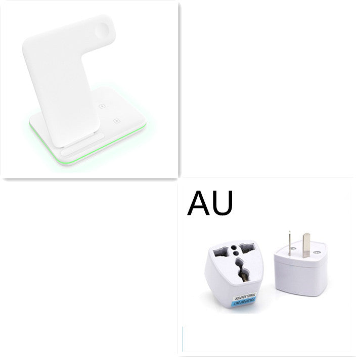 Compatible With Three-in-one Bracket Wireless Charger Electronics DealSniper.net White AU