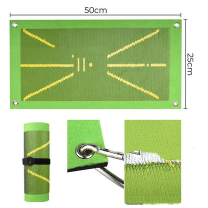 Portable Golf Training Mat For Swing Detection Batting Ball Trace Outdoor dealsniper-net