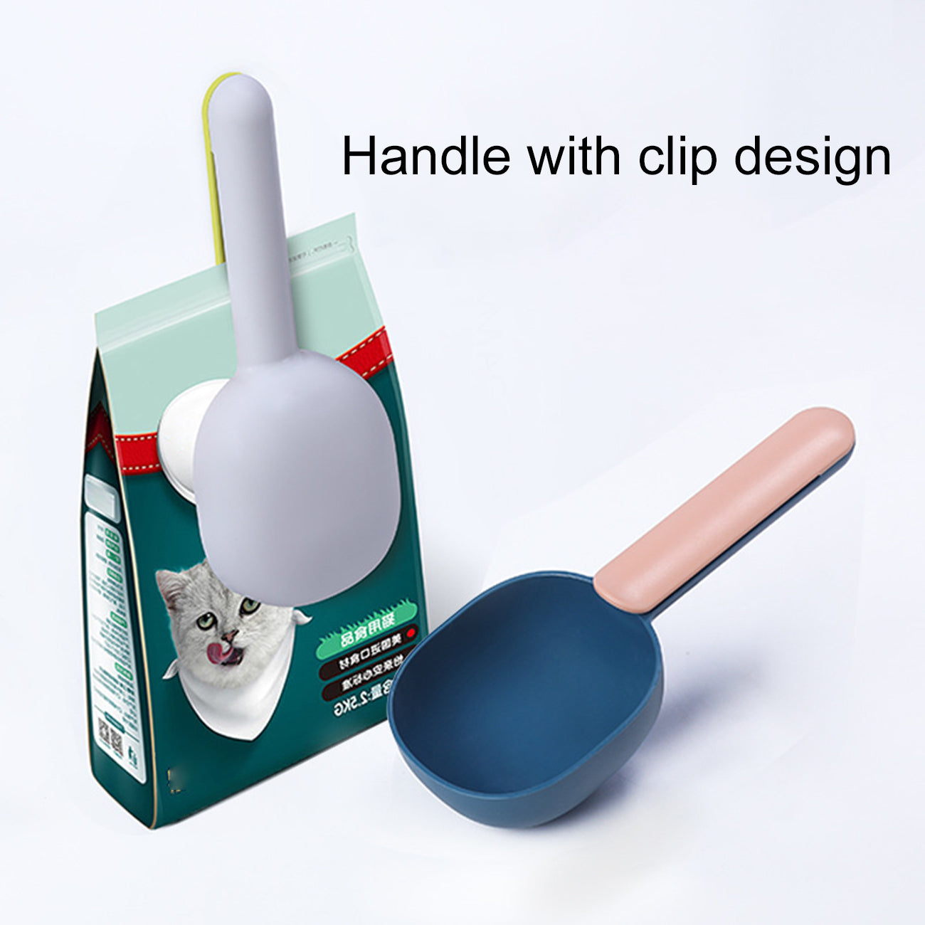Pet Food Scoop With Ergonomic Bag Clip Handle Pets Gym From House