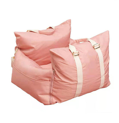 Outbound Travel Portable Car Pet Nest Pets Gym From House C023 Pink