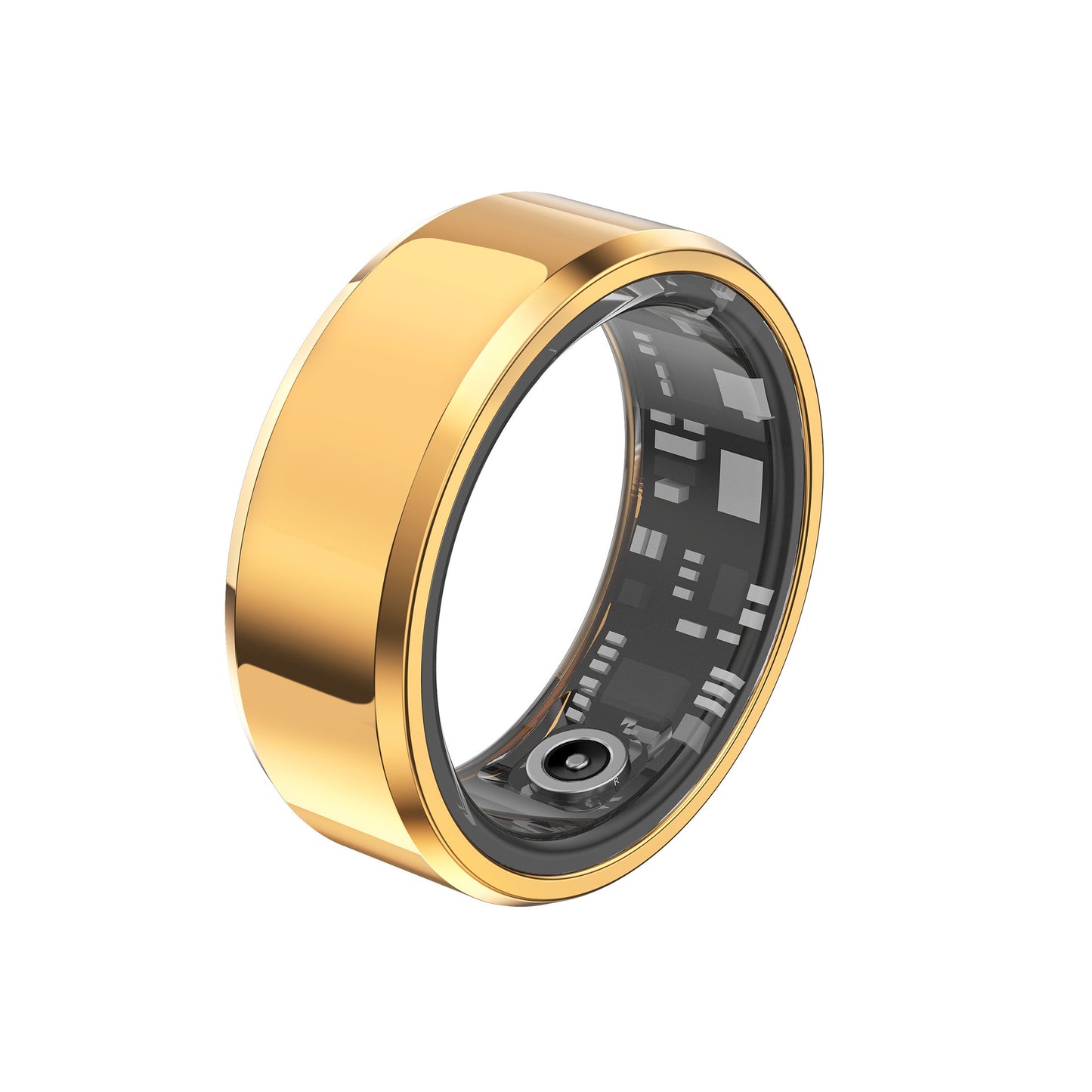 Smart Ring For Men Women Heart Rate Blood Oxygen Jewelry dealsniper-net No10 Gold