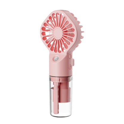 Portable Handheld Spray Fan 4-Speed Water Spray Mist Electronics Gym From House F3 Spray Fan Pink Hand held Spray Fan