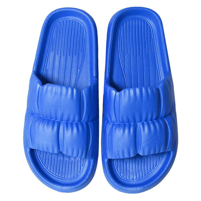 Women Home Shoes Bathroom Slippers Soft Sole Slides Summer Beach Shoes Women dealsniper-net Klein blue 40and41