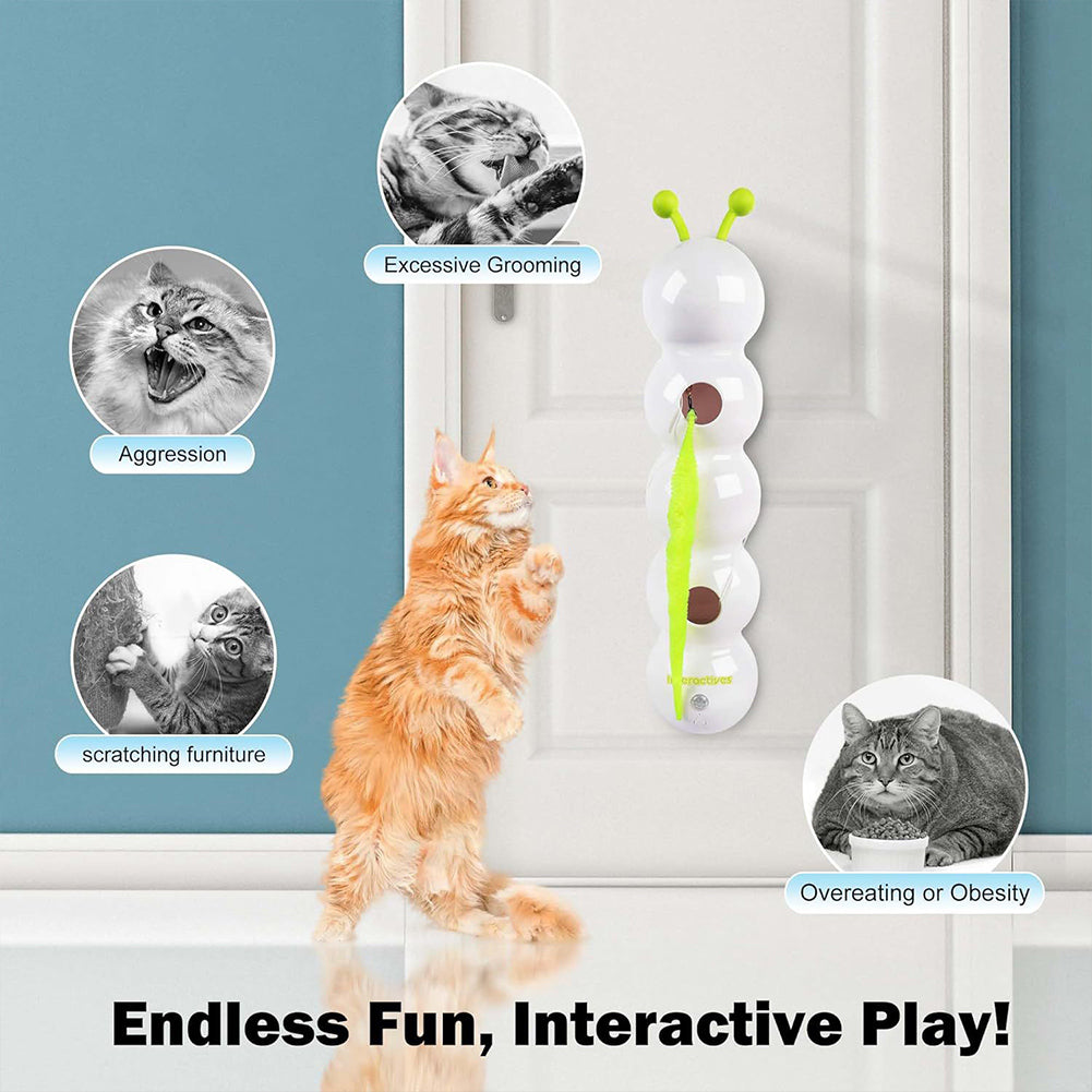 Teasing Cat Toy Automatic Pes Toy With Tail Motion Pets Gym From House