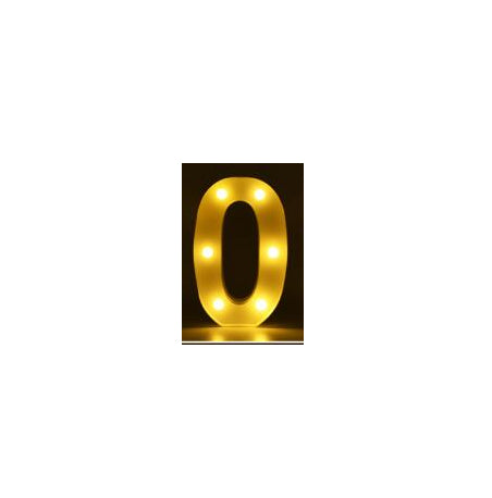 Luminous LED Letter Number Night Light English Alphabet Number Home Decor DealSniper.net Always lit 0style