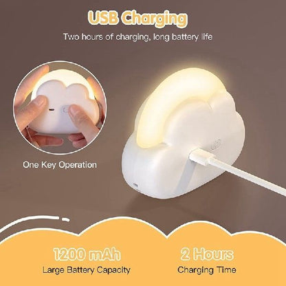 New Creative Charging Cute Cloud Night Light House Gym From House