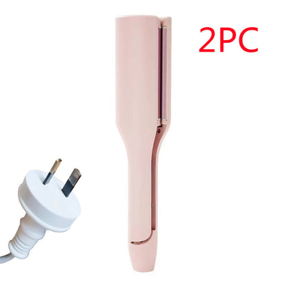 Hair Curling Iron 32mm Deep Wave Hair Curler Style Beauty DealSniper.net Pink AU 2PCS