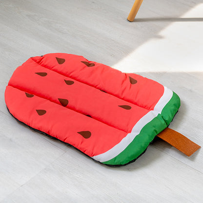 Dog Cooling Mat Pet Beds Cat Rug Ice Silk Pet Self Cooling Pad Pets Gym From House Watermelon pet pad