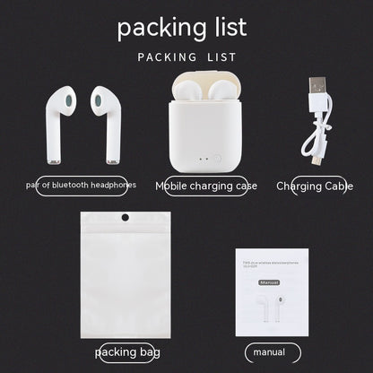I7mini2 Macaron Bluetooth Headset Second Generation Electronics dealsniper-net Mini2 Opp Bag White