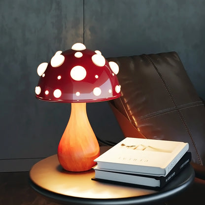 Mushroom Decorative Table Lamp Bedroom Dimming Home Decor dealsniper-net