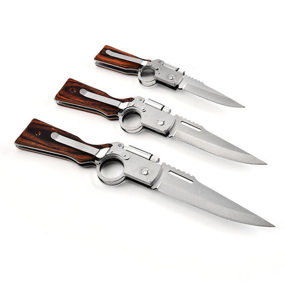 Folding Multifunctional Outdoor Multi-stainless Steel A Self-defense Tactical Knife Kitchen DealSniper.net