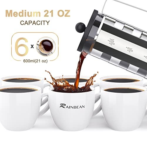 French Press Cafetiere 4 Cups Coffee Maker Kitchen DealSniper.net