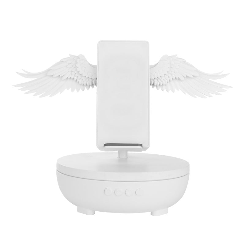 Speaker Wireless Charger Creative Mobile Phone Fast Charging Gadgets Gym From House Milky White
