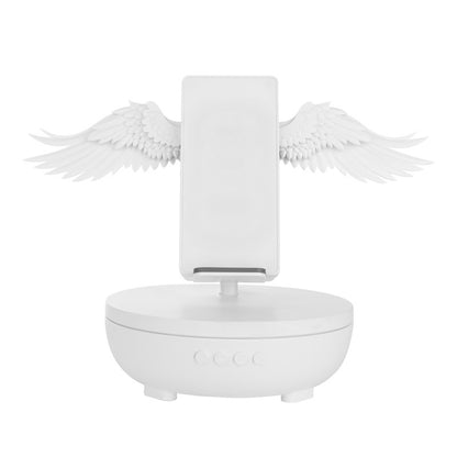 Speaker Wireless Charger Creative Mobile Phone Fast Charging Gadgets Gym From House Milky White