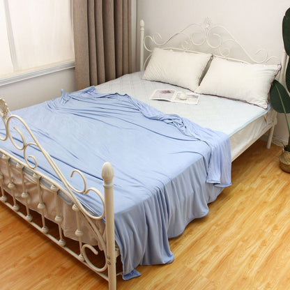 Cooling Blanket Cooling Fiber Absorb Heat Washable Cover House DealSniper.net