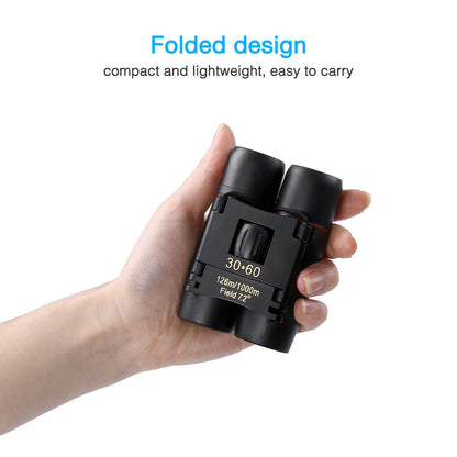 Binoculars 30x60 Zoom Travel Compact Folding Telescope Hunting Outdoor DealSniper.net