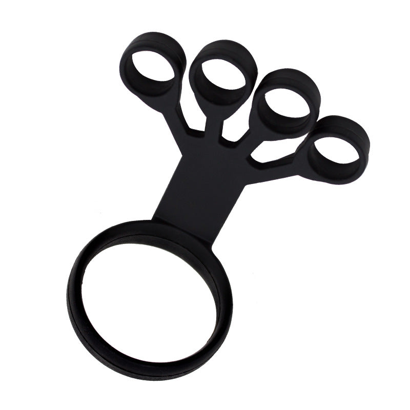 Silicone Grip Device Finger Exercise Stretcher Arthritis Hand Grip Trainer Sports DealSniper.net Black
