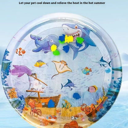 Summer Cooling Pet Water Bed Cushion Ice Pad Dog Sleeping