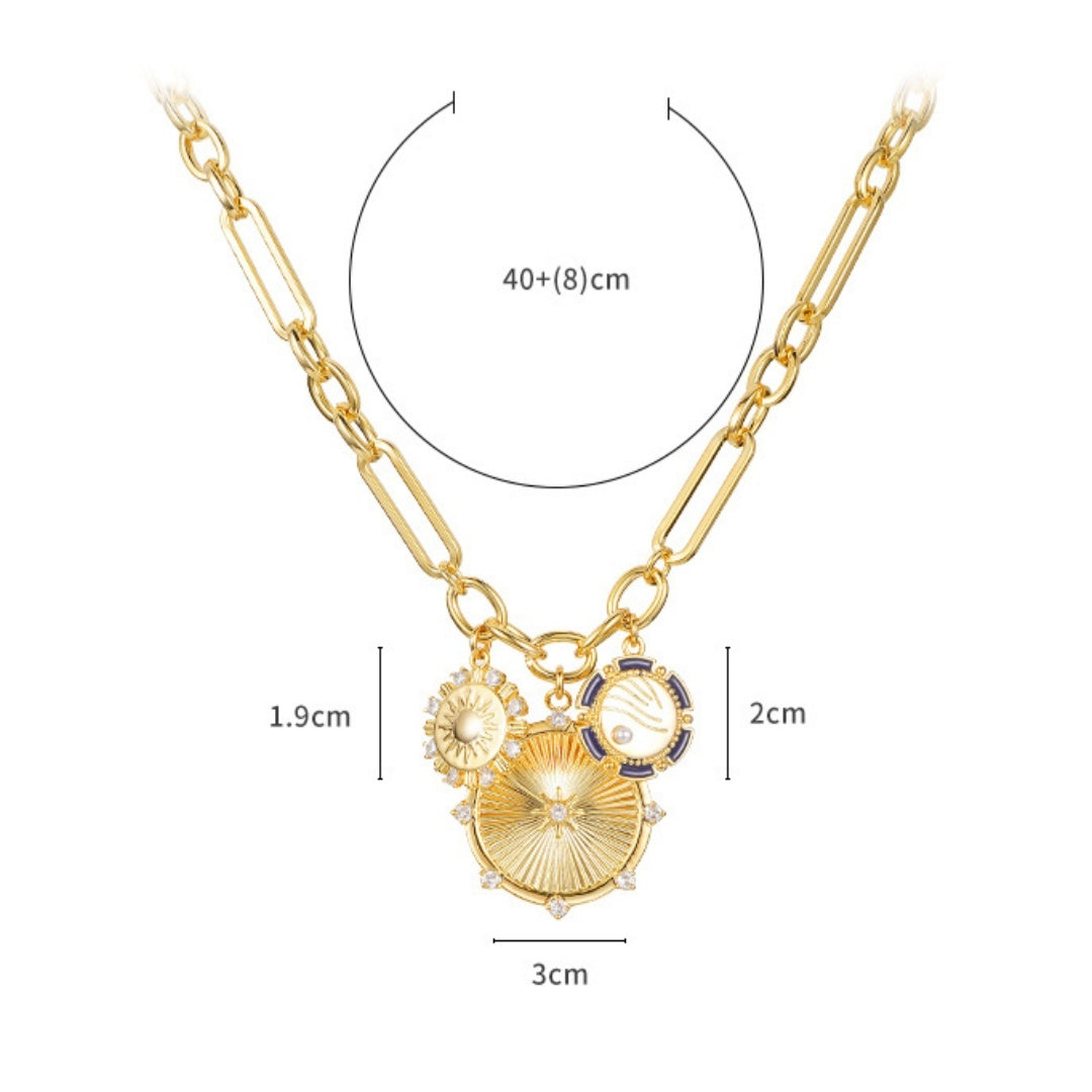 Fashion Jewelry Creative Sun Pendant Necklace Jewelry dealsniper-net