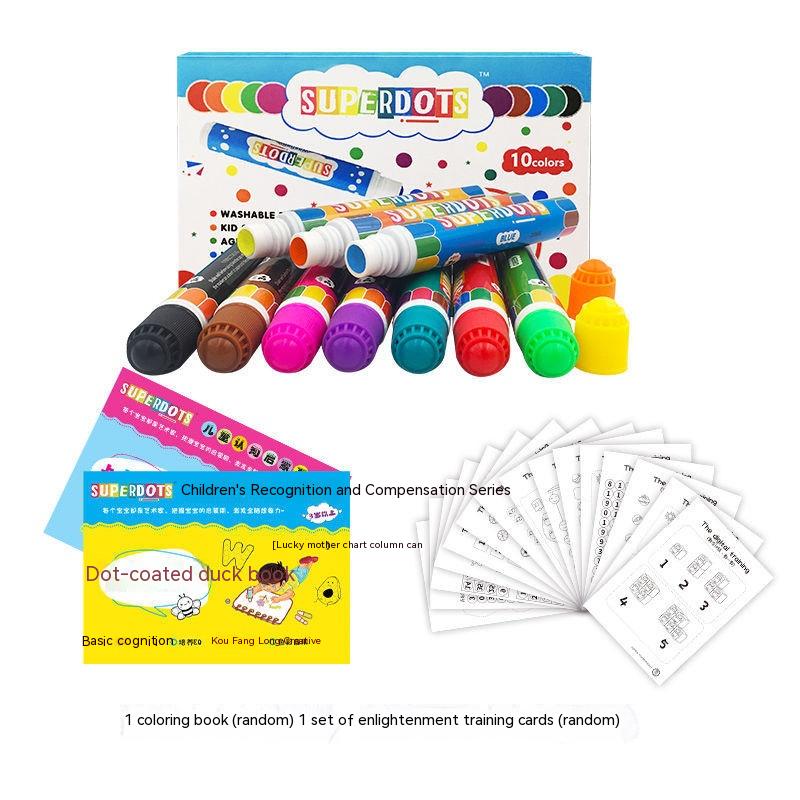 Children's Graffiti Painting Stationery Coloring Early Education Gift Box