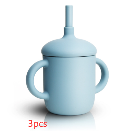 New Design Baby Feeding Cup Straw Water Bottle Sippy Cup