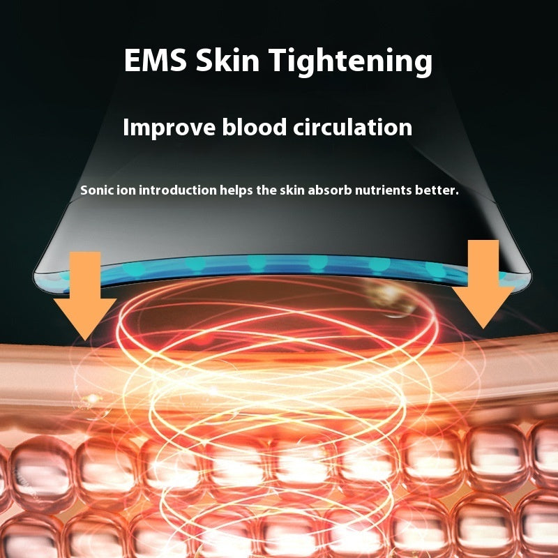 EMS Three-color Color Light Neck Beauty Massage Beauty dealsniper-net