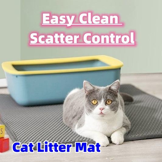 Cat Litter Mat Pet Solid Color Waterproof Cat Litter Mat Pets dealsniper-net