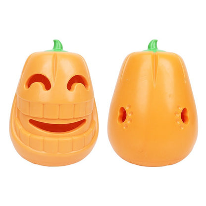 Interactive Dog Chew Toy Halloween Pumpkin Shaped Pets Gym From House