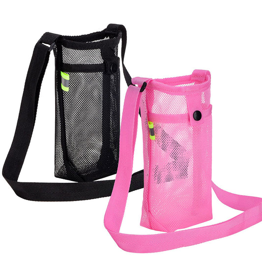 Water Bottle Holder Water Bottle Carrier With Adjustable Shoulder Strap Sports Gym From House