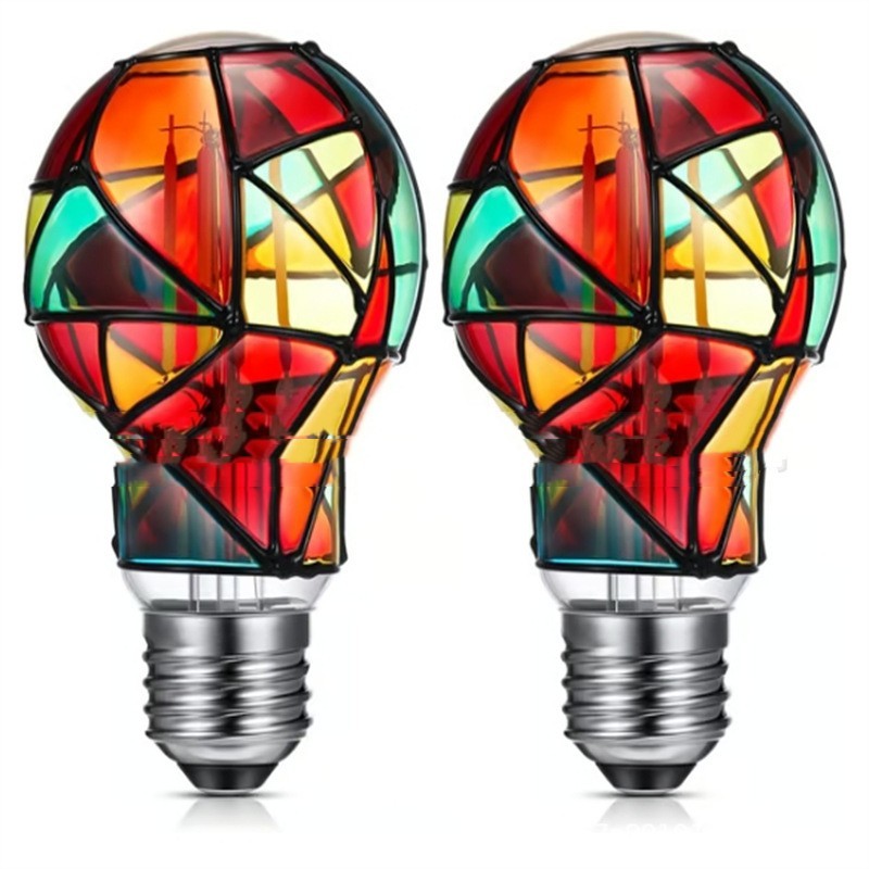 Colored Glass LED Bulb Energy Saving And Environmental Protection Home Decor DealSniper.net