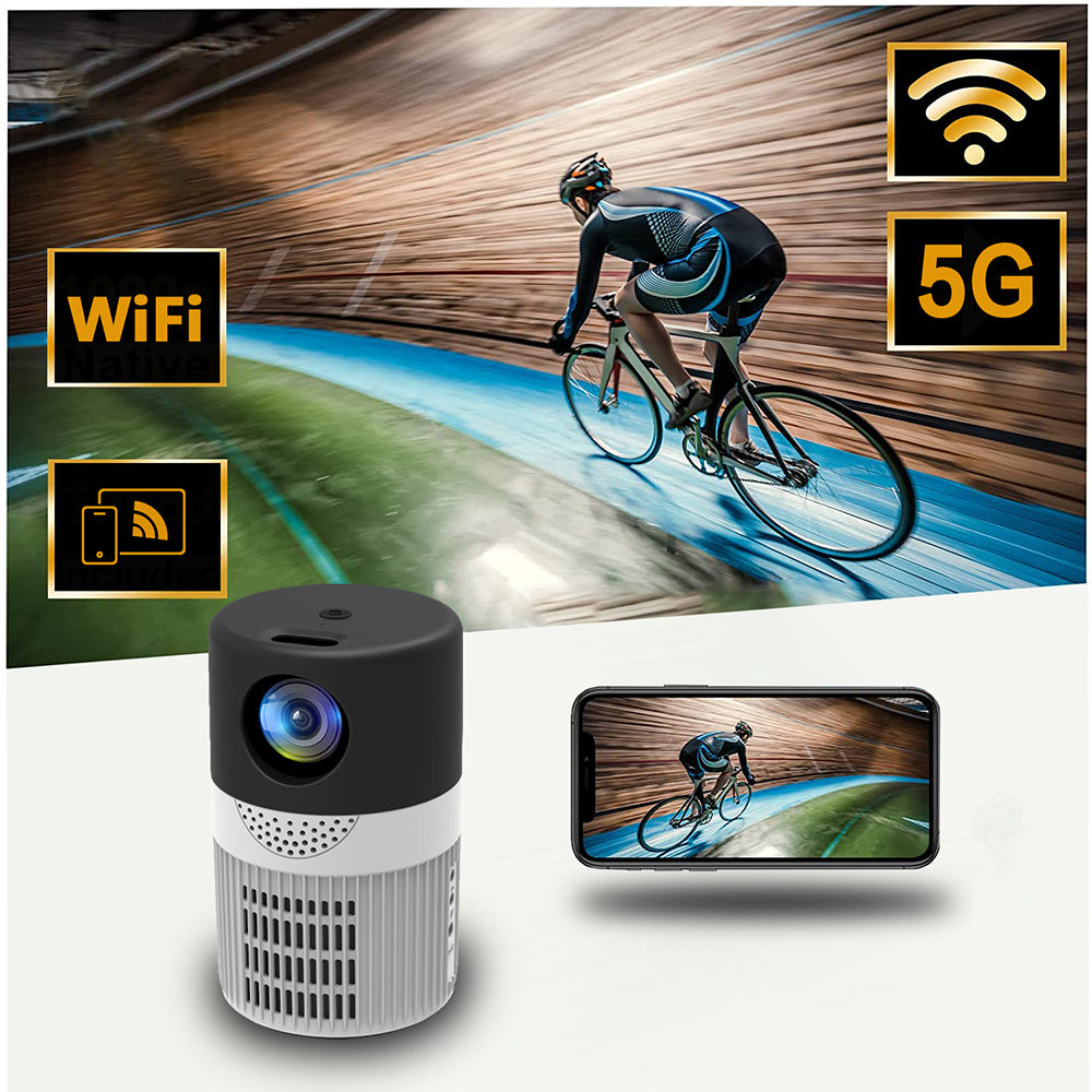 YT400 Home HD Projector 5G WIFI Connection Projection Electronics DealSniper.net