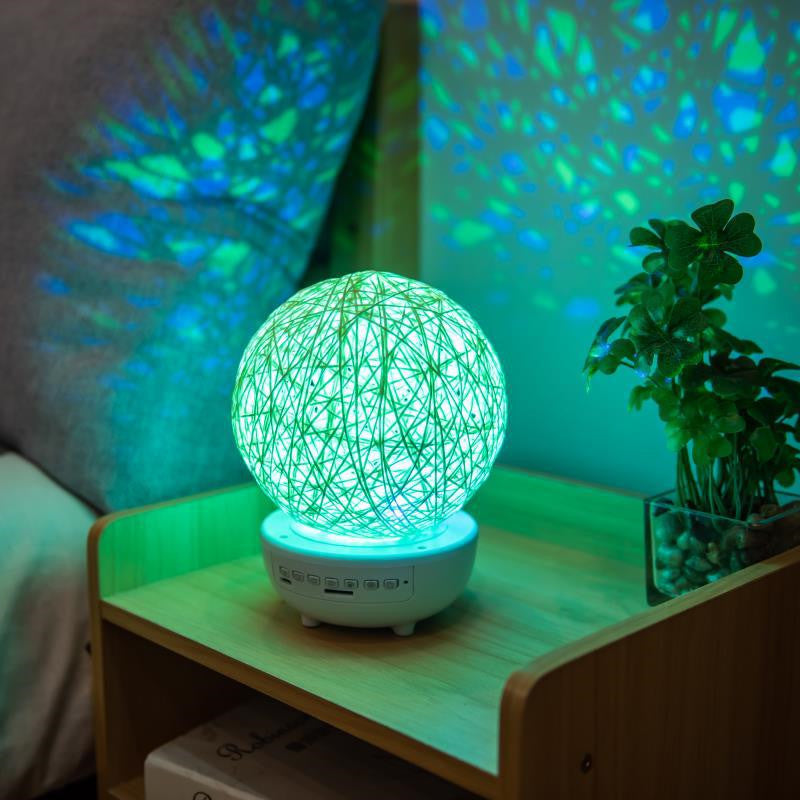 Bluetooth-compatible Music LED Night Light Romantic Dimmable Lamp Deals DealSniper.net Blue sepak takraw 3 Style USB